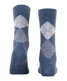 Rückansicht von Burlington Freizeitsocken Damen deep blue (6222)
