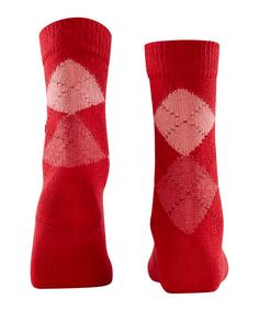 Rückansicht von Burlington Freizeitsocken Damen vermillion red (8226)