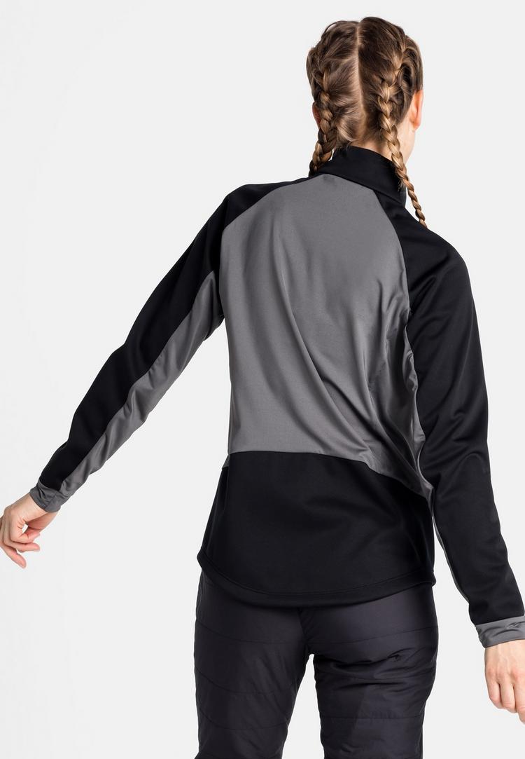 Odlo Odlo BRENSHOLMEN Windbreaker Damen - black - new odlo graphite grey(60212) - 1 | SportScheck