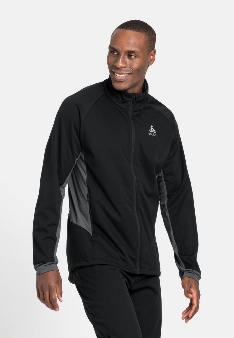 Odlo Odlo BRENSHOLMEN Windbreaker Herren - black - new odlo graphite grey(60212) - 0 | SportScheck
