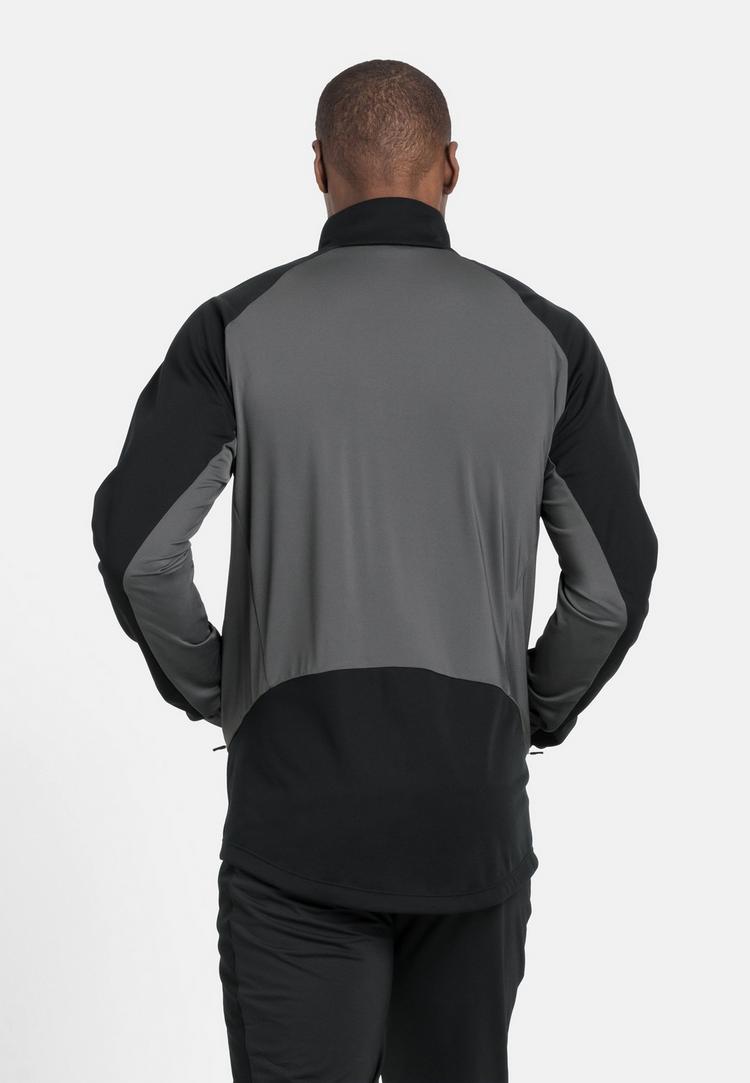 Odlo Odlo BRENSHOLMEN Windbreaker Herren - black - new odlo graphite grey(60212) - 1 | SportScheck