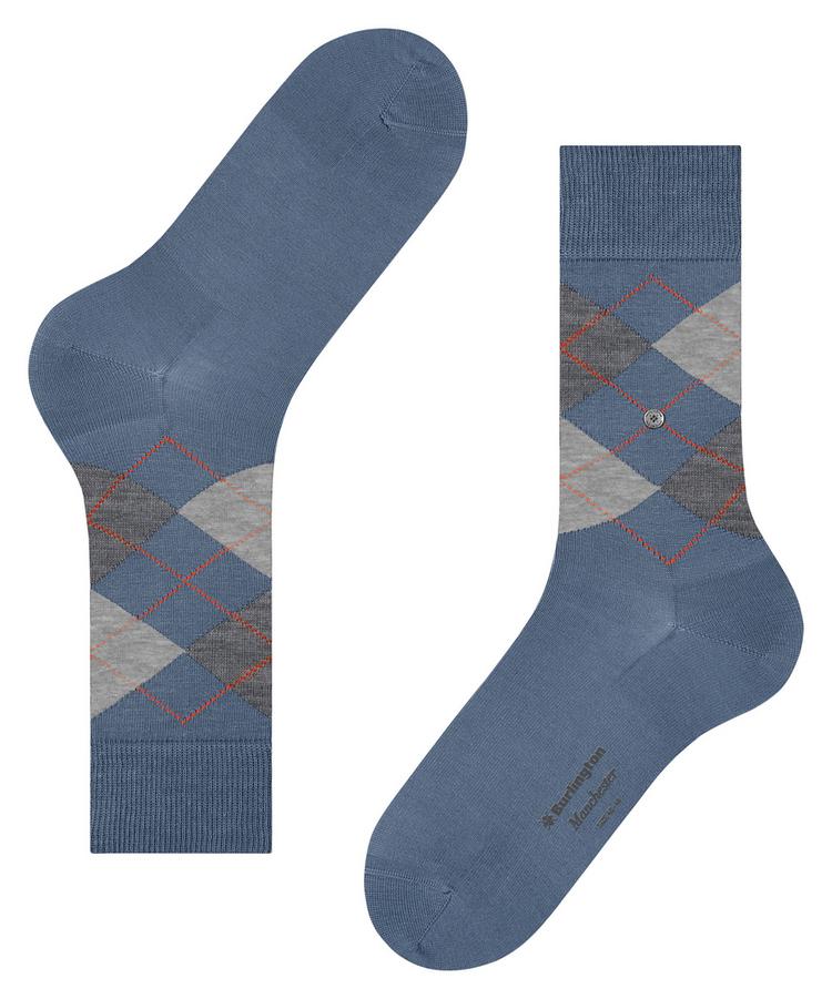 Burlington Burlington Manchester SO Socken Herren - jeans mel. (6274) - 2 | SportScheck