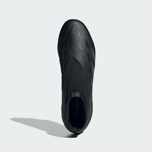 Rückansicht von adidas Predator League Laceless FG Fußballschuh Fußballschuhe Core Black / Carbon / Core Black
