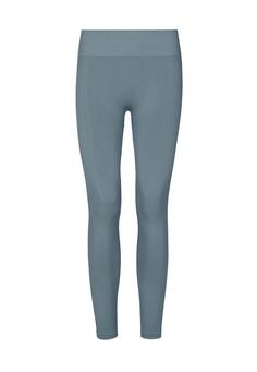 Snocks High Waist Leggings Seamless Tights Damen Taubenblau