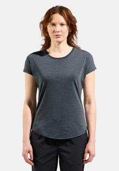 Rückansicht von Odlo Funktionsshirt Damen dark slate melange(10192)