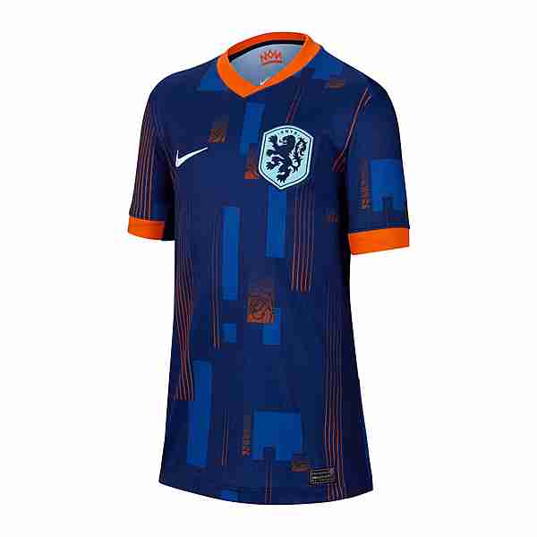 Nike Niederlande Trikot Away EM 2024 Kids Fußballtrikot Kinder blau