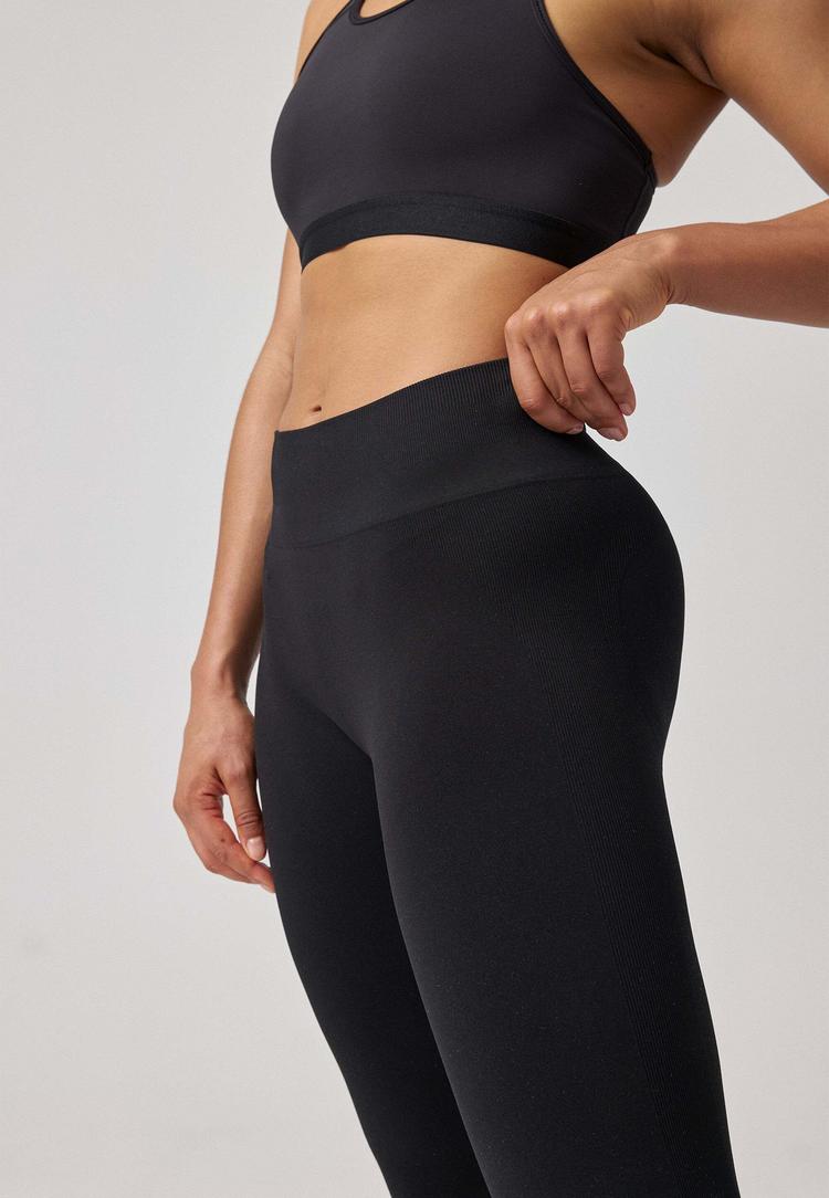 Snocks Snocks High Waist Leggings Seamless Tights Damen - Schwarz - 2 | SportScheck