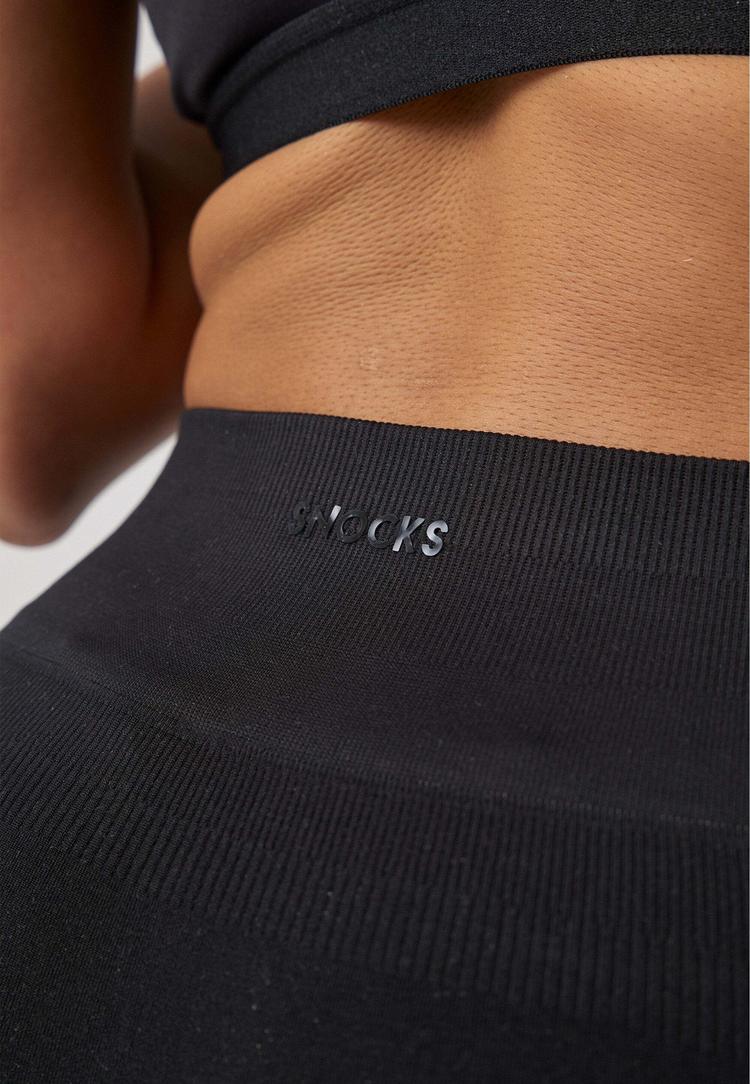 Snocks Snocks High Waist Leggings Seamless Tights Damen - Schwarz - 5 | SportScheck