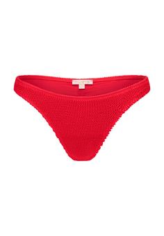 Moda Minx Scrunch Fixed Brazilian Bikini Hose Damen Red