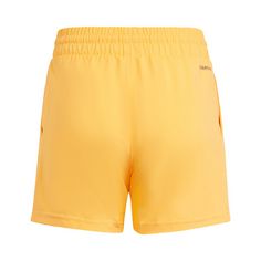 Rückansicht von adidas Club Tennis 3-Streifen Shorts Funktionsshorts Kinder Hazy Orange
