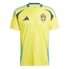 adidas Schweden 24 Heimtrikot Fußballtrikot Herren Bright Yellow