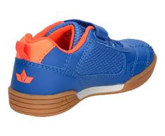 Rückansicht von LICO Hallenschuh Hallenschuhe Kinder blau/orange