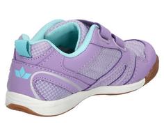 Rückansicht von LICO Hallenschuh Hallenschuhe Kinder lila/türkis