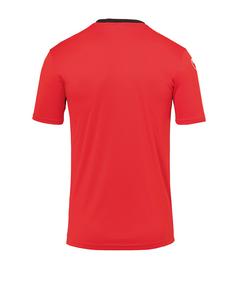 Rückansicht von Uhlsport Offense 23 Trainingsshirt Funktionsshirt rotschwarz