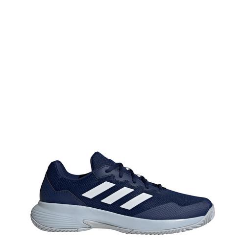 Rückansicht von adidas Gamecourt 2.0 Tennisschuh Hallenschuhe Dark Blue / Cloud White / Halo Blue