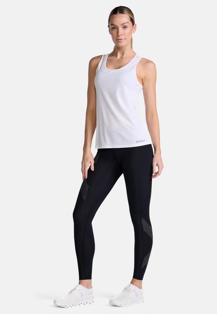 2XU 2XU Aero Singlet Funktionsshirt Damen - white-silver reflective - 4 | SportScheck