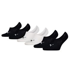 PUMA Socken Füßlinge Schwarz/Weiß