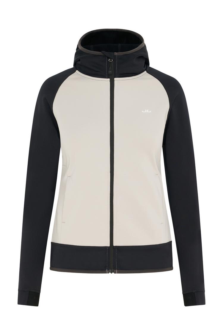 Jeff Green Jeff Green Kaja Fleecejacke Damen - Black / Grey Beige - 0 | SportScheck