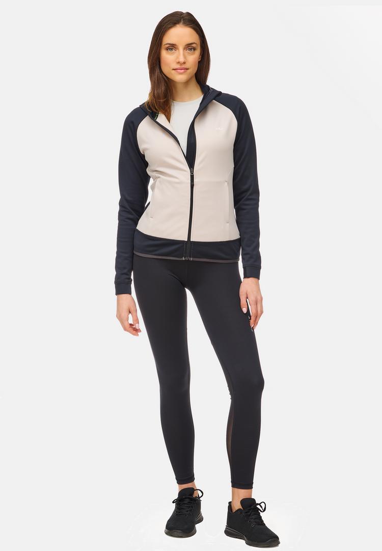 Jeff Green Jeff Green Kaja Fleecejacke Damen - Black / Grey Beige - 2 | SportScheck