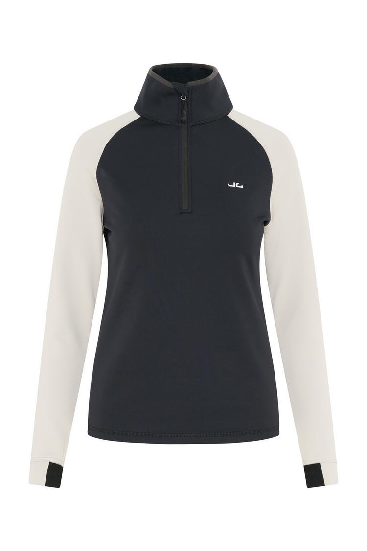 Jeff Green Jeff Green Selma Fleecejacke Damen - Black / Grey Beige - 0 | SportScheck