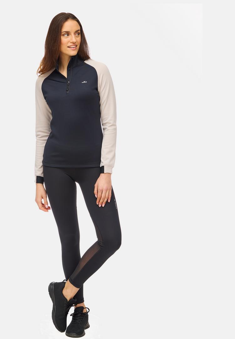 Jeff Green Jeff Green Selma Fleecejacke Damen - Black / Grey Beige - 2 | SportScheck