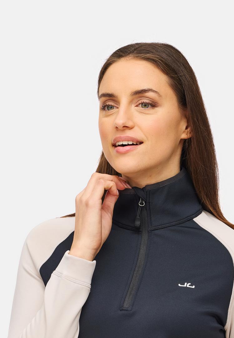 Jeff Green Jeff Green Selma Fleecejacke Damen - Black / Grey Beige - 4 | SportScheck