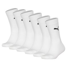 PUMA Socken Crew Socken Weiß