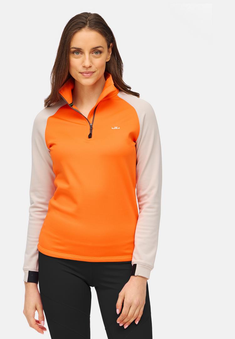 Jeff Green Jeff Green Selma Fleecejacke Damen - Firecracker / Grey Beige - 0 | SportScheck