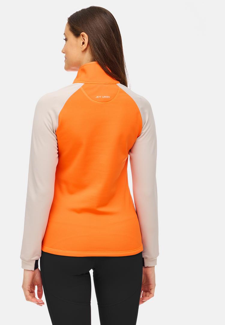 Jeff Green Jeff Green Selma Fleecejacke Damen - Firecracker / Grey Beige - 1 | SportScheck