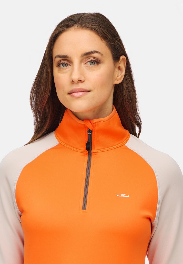 Jeff Green Jeff Green Selma Fleecejacke Damen - Firecracker / Grey Beige - 3 | SportScheck