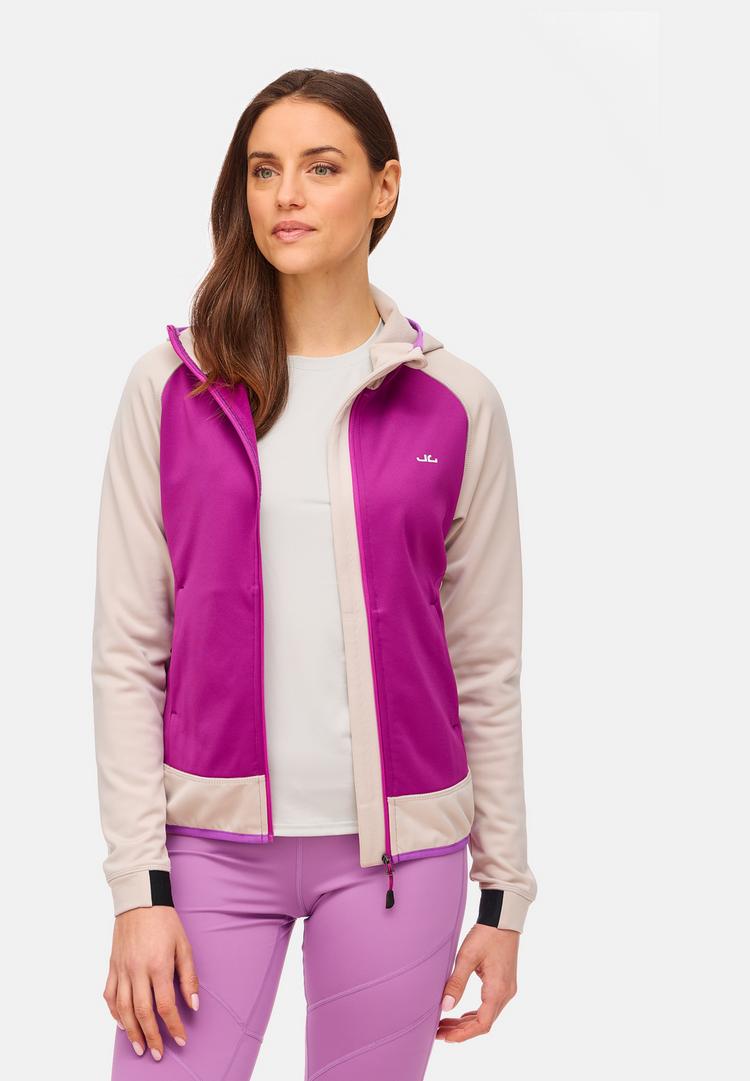 Jeff Green Jeff Green Kaja Fleecejacke Damen - Grey Beige / Hollyhock - 1 | SportScheck