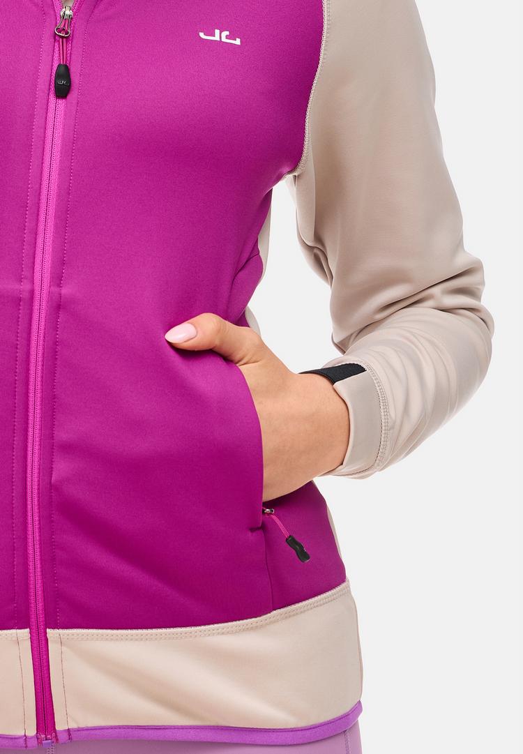 Jeff Green Jeff Green Kaja Fleecejacke Damen - Grey Beige / Hollyhock - 5 | SportScheck