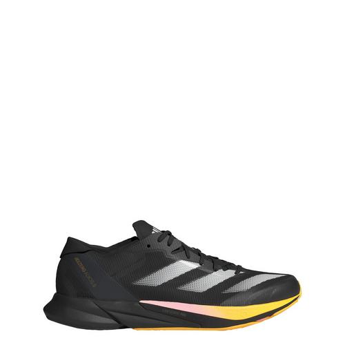 Rückansicht von adidas Adizero Adios 8 Laufschuh Laufschuhe Core Black / Zero Metalic / Spark