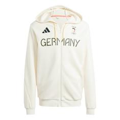 adidas Team Deutschland Zip Hoodie Hoodie Herren Non Dyed