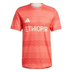 adidas Team Äthiopien HEAT.RDY Training T-Shirt T-Shirt Herren Preloved Scarlet