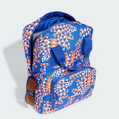 Rückansicht von adidas Rucksack FARM Rio Rucksack Daypack Damen Multicolor / Bliss Orange / Bold Blue