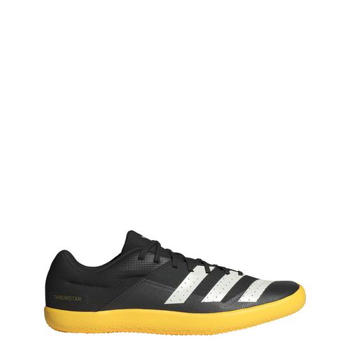 Rückansicht von adidas Throwstar Wurfschuh Multifunktionsschuhe Core Black / Zero Metalic / Spark