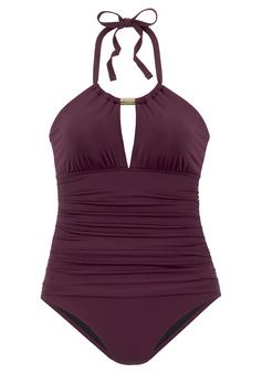 Lascana Badeanzug Badeanzug Damen bordeaux