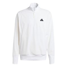 adidas Z.N.E. Woven Quarter-Zip Sweatshirt Sweatshirt Herren White