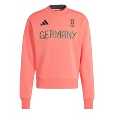 adidas Team Deutschland Sweatshirt Funktionsshirt Herren Preloved Scarlet