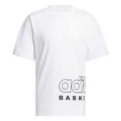 adidas adidas Basketball Select T-Shirt T-Shirt Herren White
