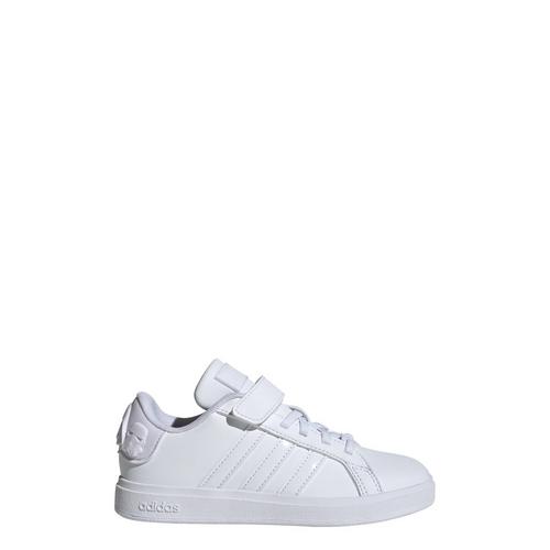 Rückansicht von adidas Star Wars Grand Court 2.0 Kids Schuh Sneaker Kinder Cloud White / Cloud White / Cloud White