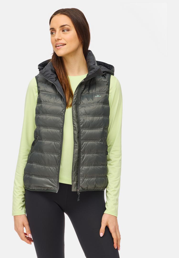 Jeff Green Jeff Green Madlin Daunenweste Damen - Woodland Grey - 0 | SportScheck