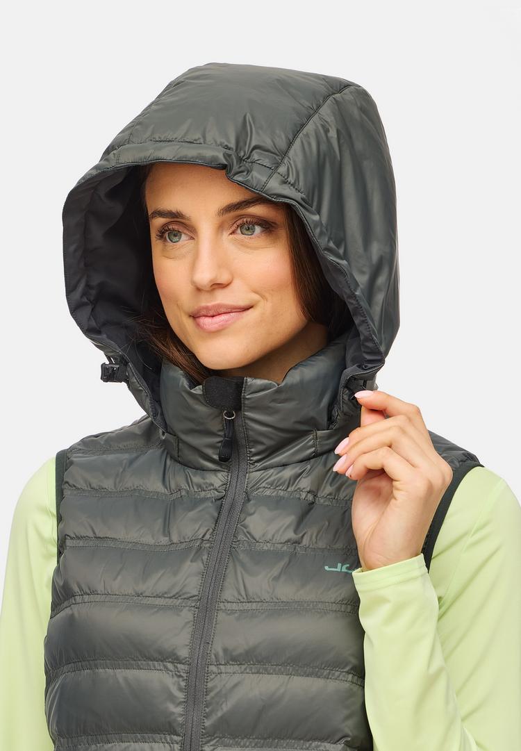 Jeff Green Jeff Green Madlin Daunenweste Damen - Woodland Grey - 4 | SportScheck