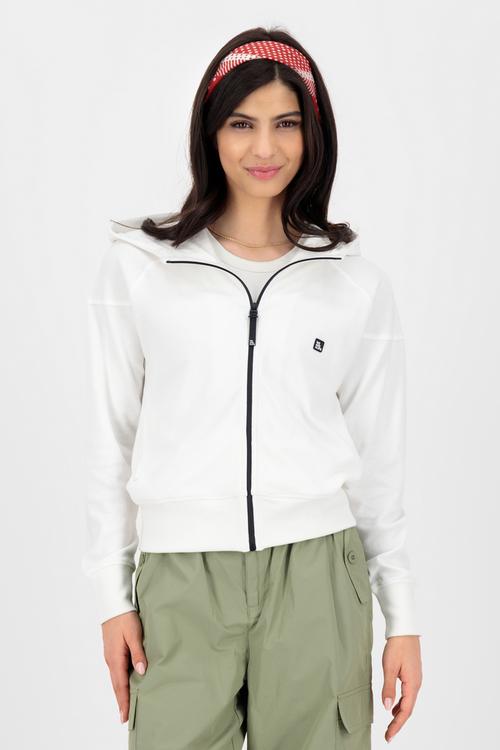 Rückansicht von ALIFE AND KICKIN CorinaAK A Sweatjacke Damen white