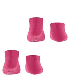 Rückansicht von ESPRIT Foot Logo SN  2-Pack Freizeitsocken Kinder scarlet (8859)