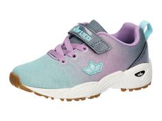 LICO Hallenschuh Hallenschuhe Kinder türkis/lila/grau