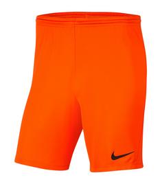 Nike Park III Short Fußballshorts orange