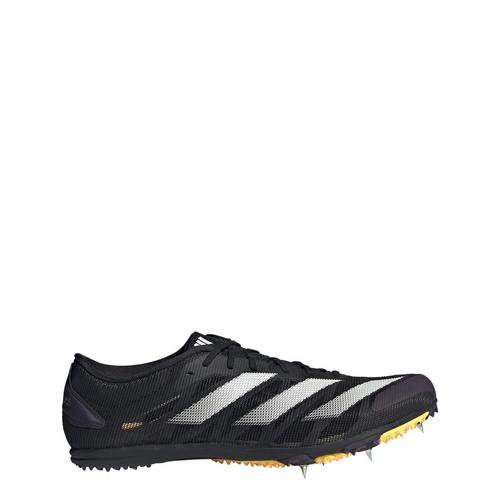 Rückansicht von adidas Adizero XCS Spike-Schuh Laufschuhe Core Black / Zero Metalic / Spark