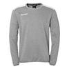 Kempa Emotion 27 Kids Funktionssweatshirt Kinder - dark grau melange/wei&szlig;